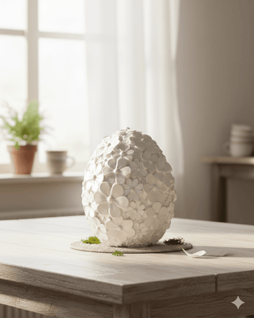 Floral Easter Egg Hidden Chocolate Holder