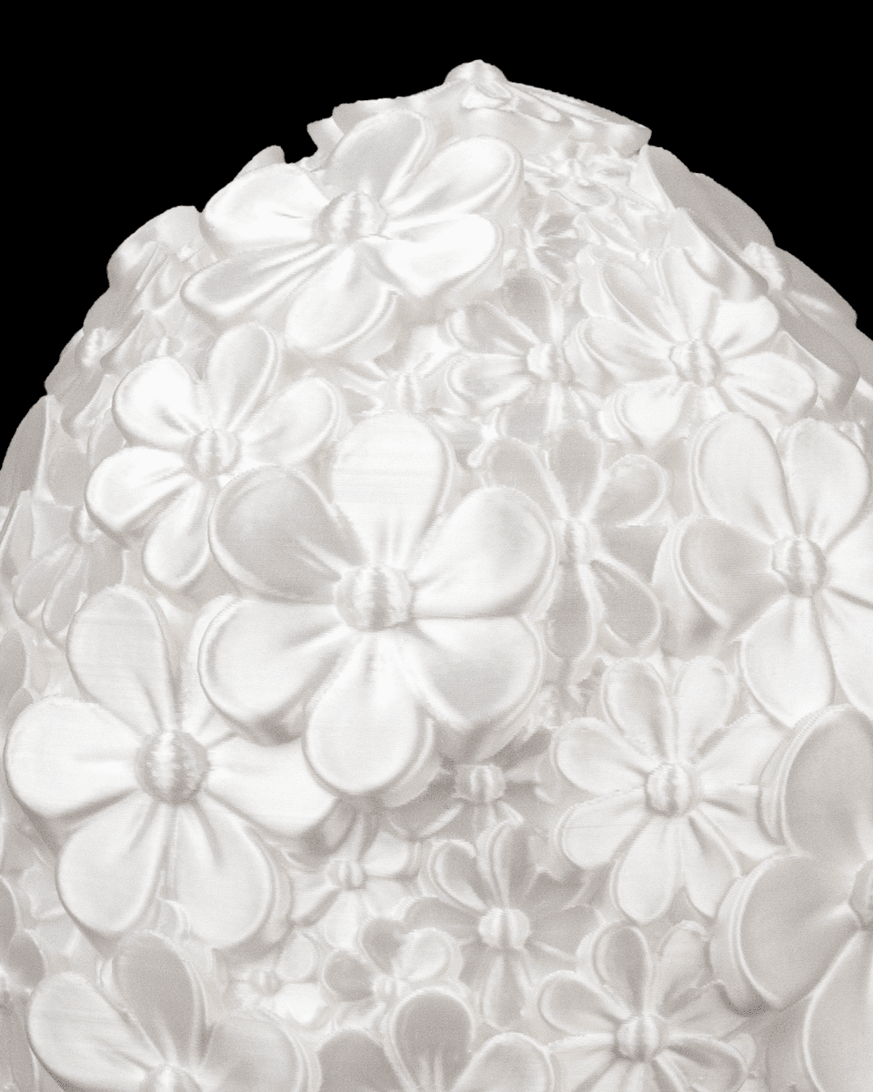 Floral Easter Egg Hidden Chocolate Holder