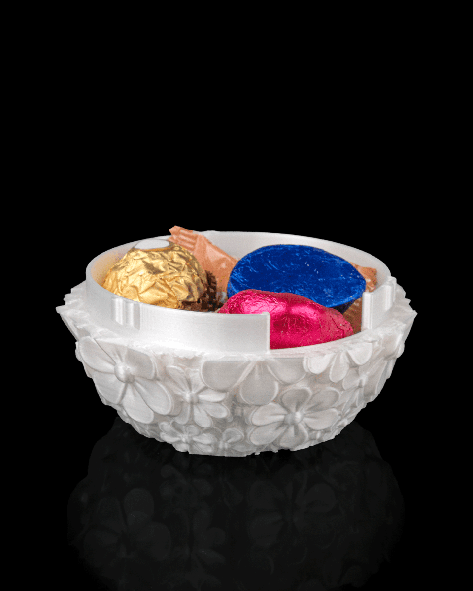 Floral Easter Egg Hidden Chocolate Holder