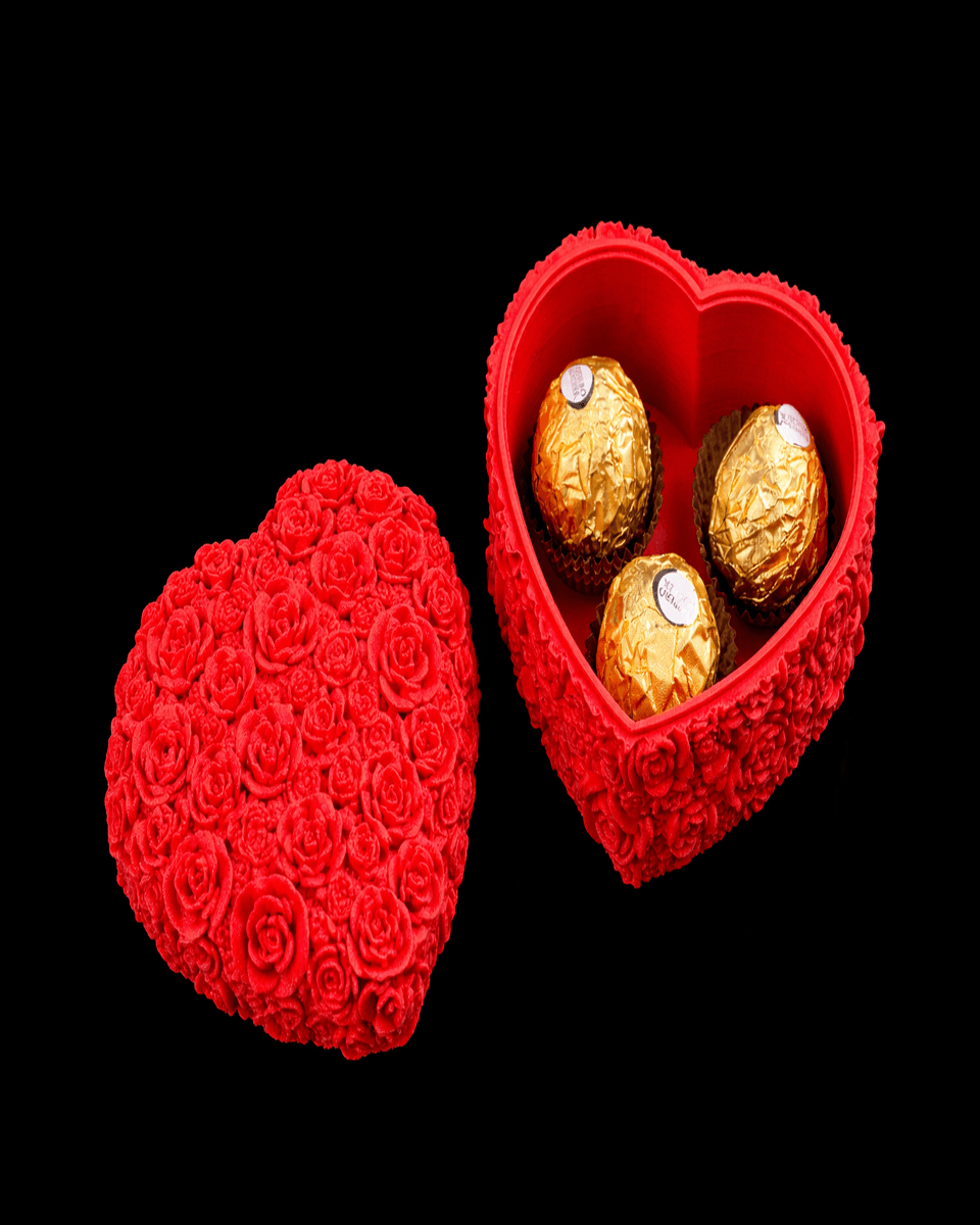 Elegant Decorative Storage Box for Chocolates, Jewelry & Romantic Gifting