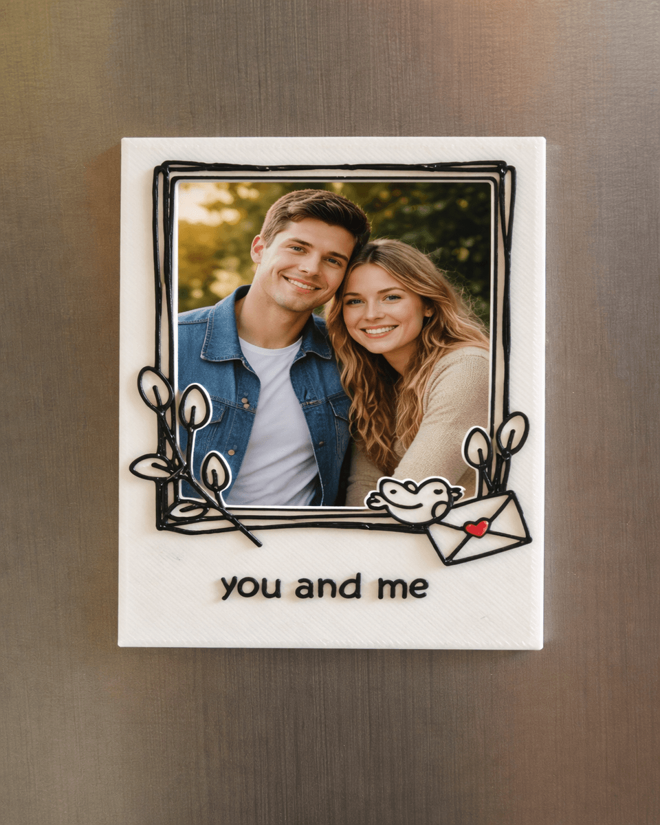 Hearts & Home: Personalized Trio Fridge Magnet Set