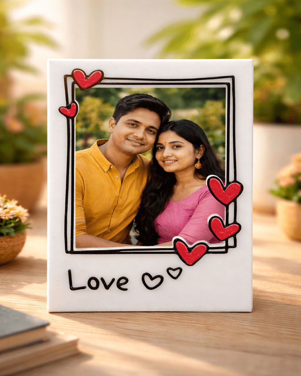 Hearts & Home: Personalized Trio Fridge Magnet Set