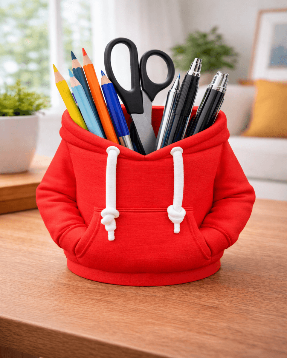 The Hoodie Helper: Cozy Desk Organizer