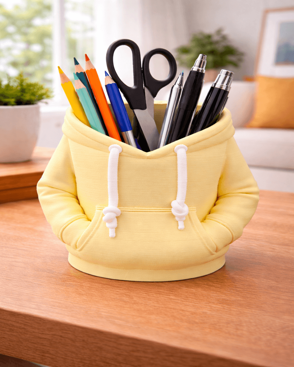 The Hoodie Helper: Cozy Desk Organizer