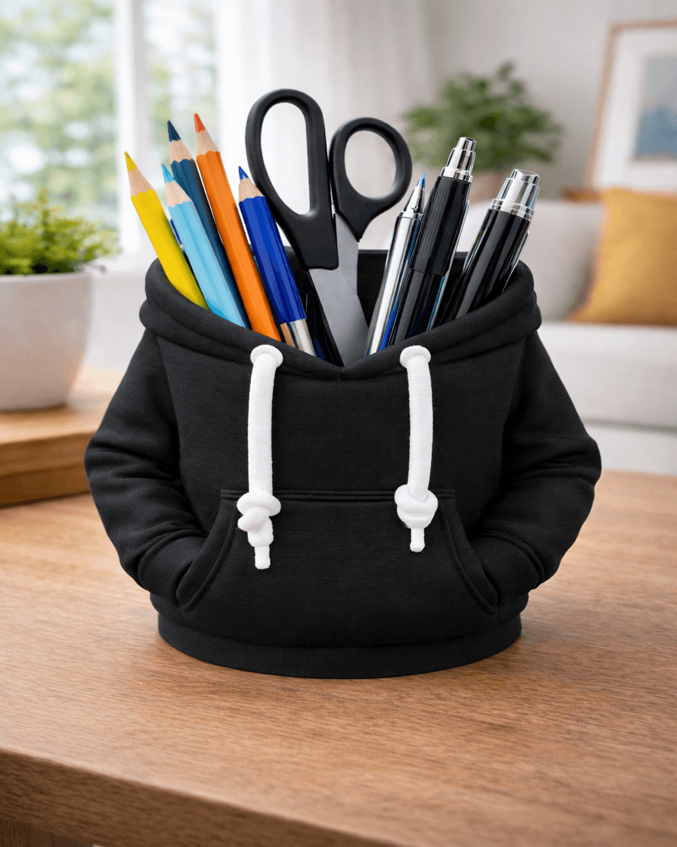 The Hoodie Helper: Cozy Desk Organizer