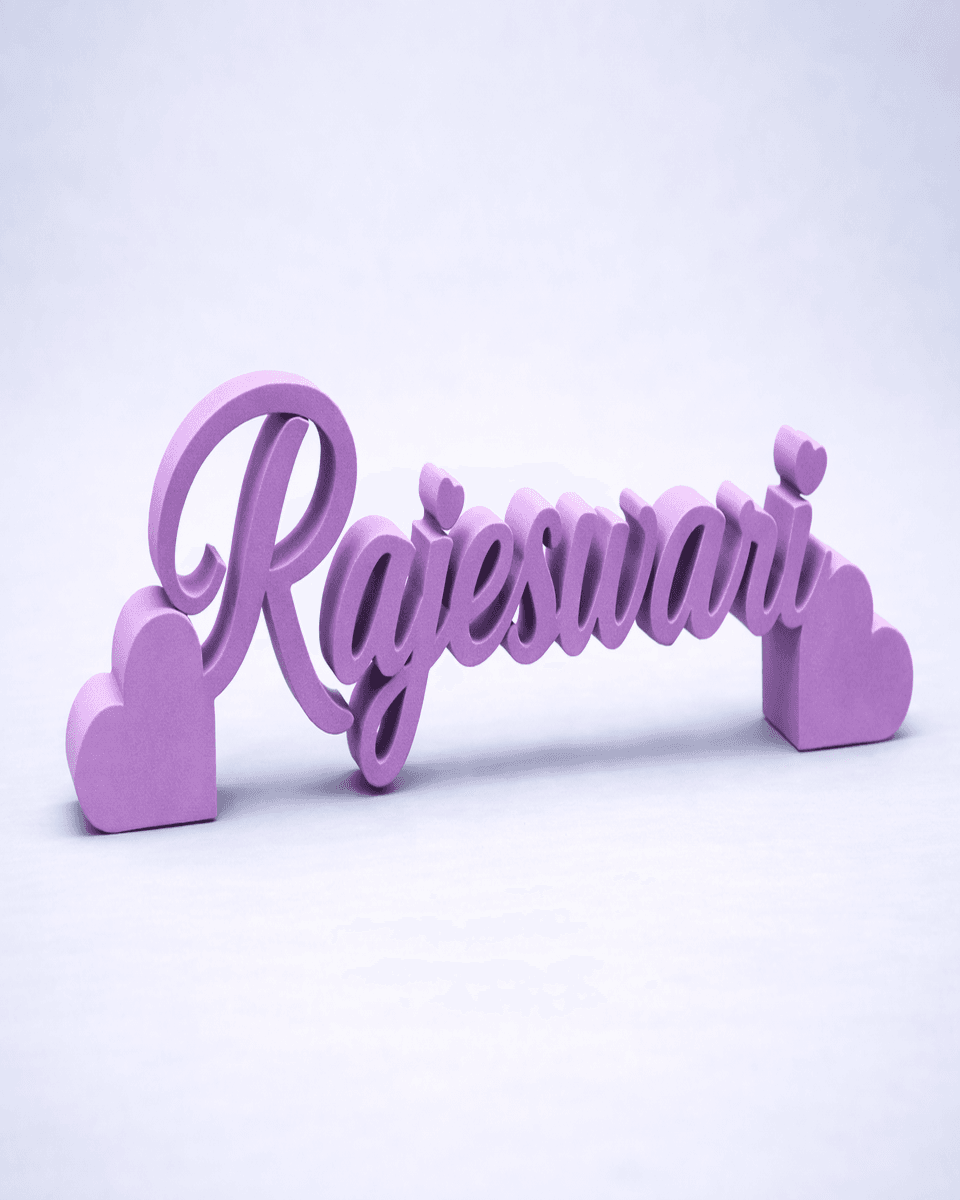 The Signature Series Custom 3D Name Signs
