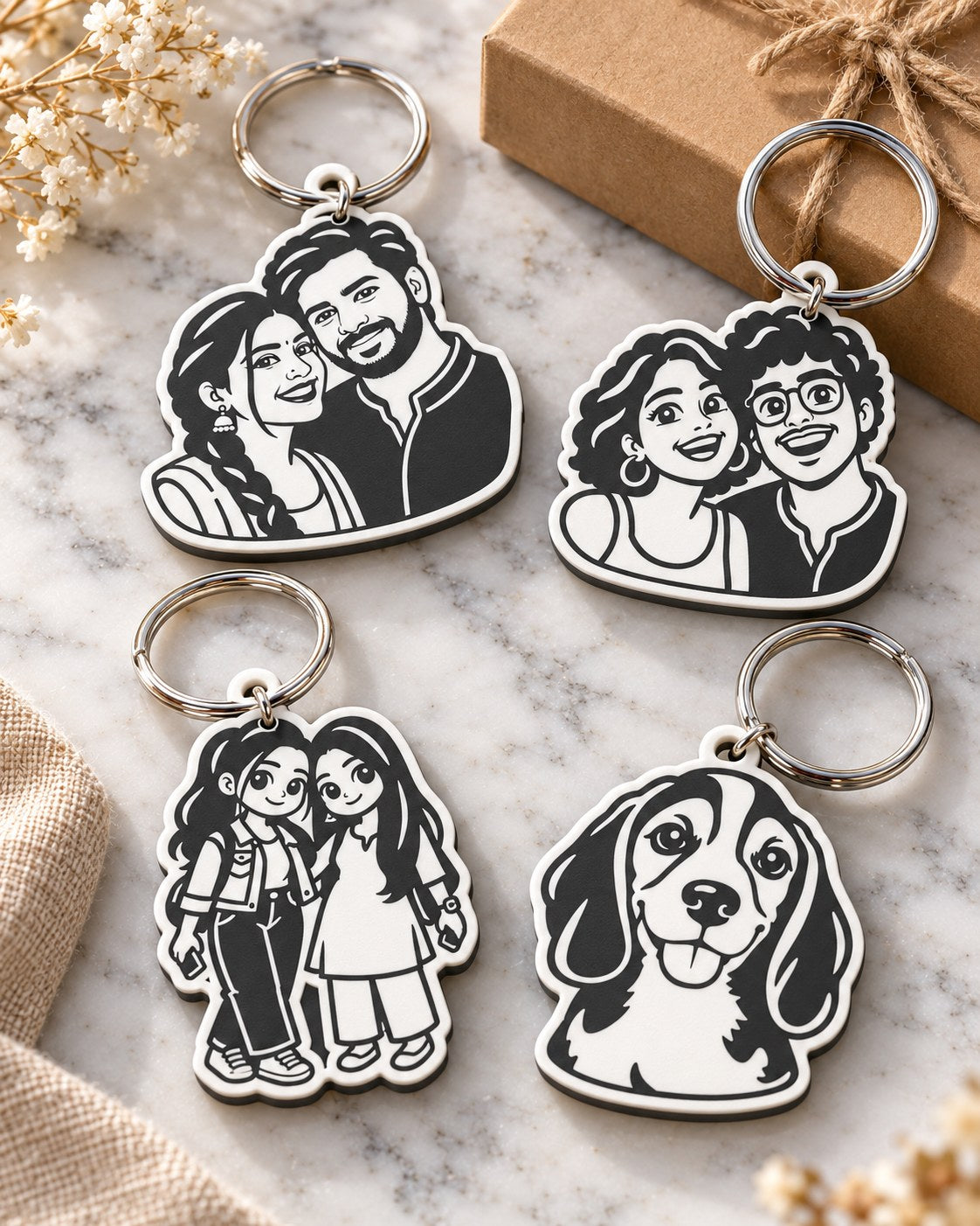 Personalised Photo Keychain — Pick Your Style — Kraft Lady Shop
