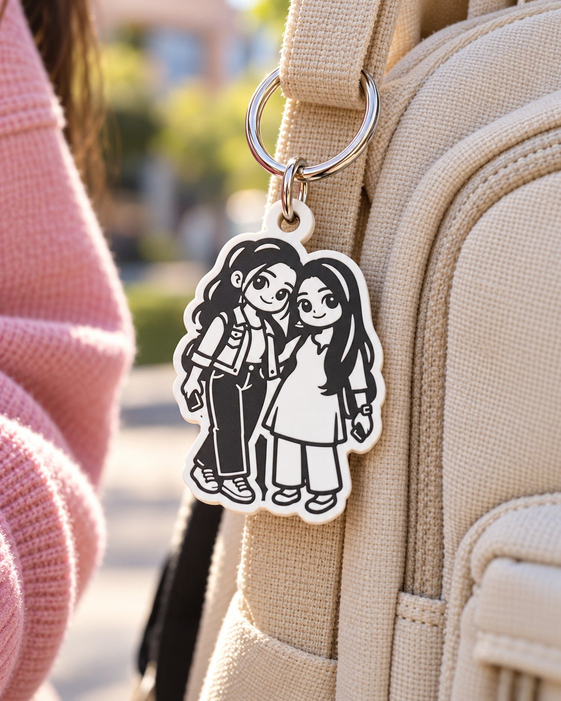 Personalised Chibi Photo Keychain — Kraft Lady Shop