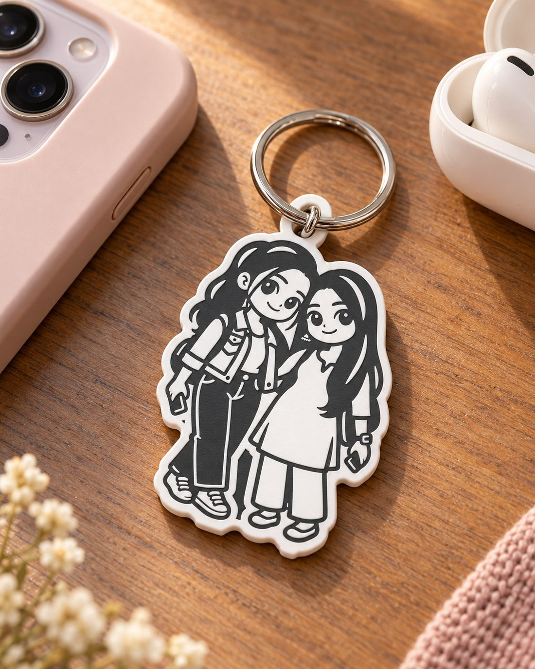 Personalised Chibi Photo Keychain — Kraft Lady Shop