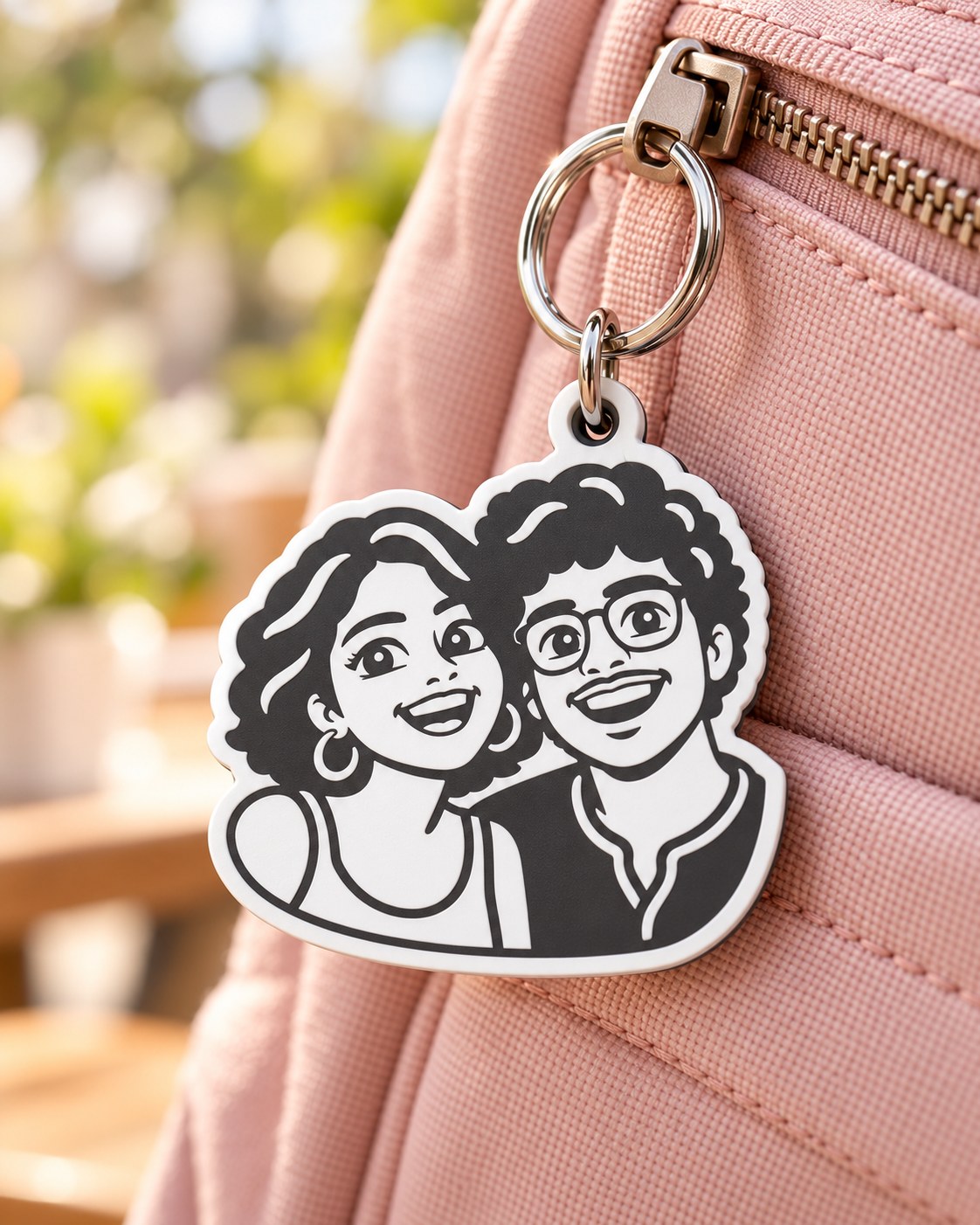 Personalised Cute Cartoon Photo Keychain — Kraft Lady Shop
