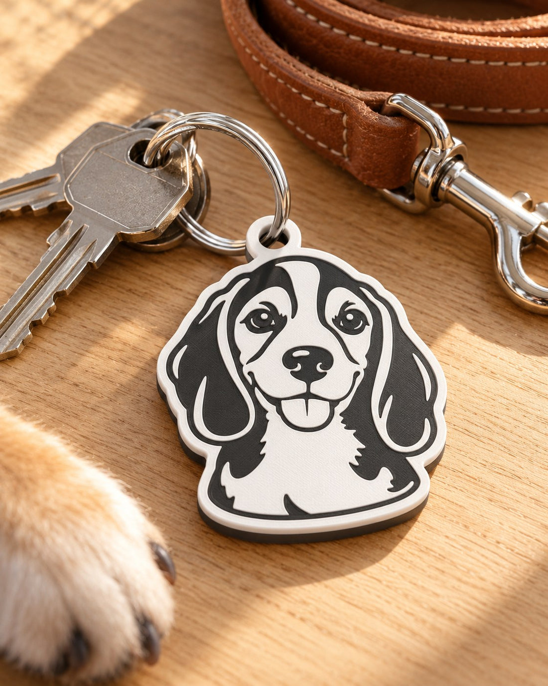 Personalised Pet Portrait Keychain — Kraft Lady Shop