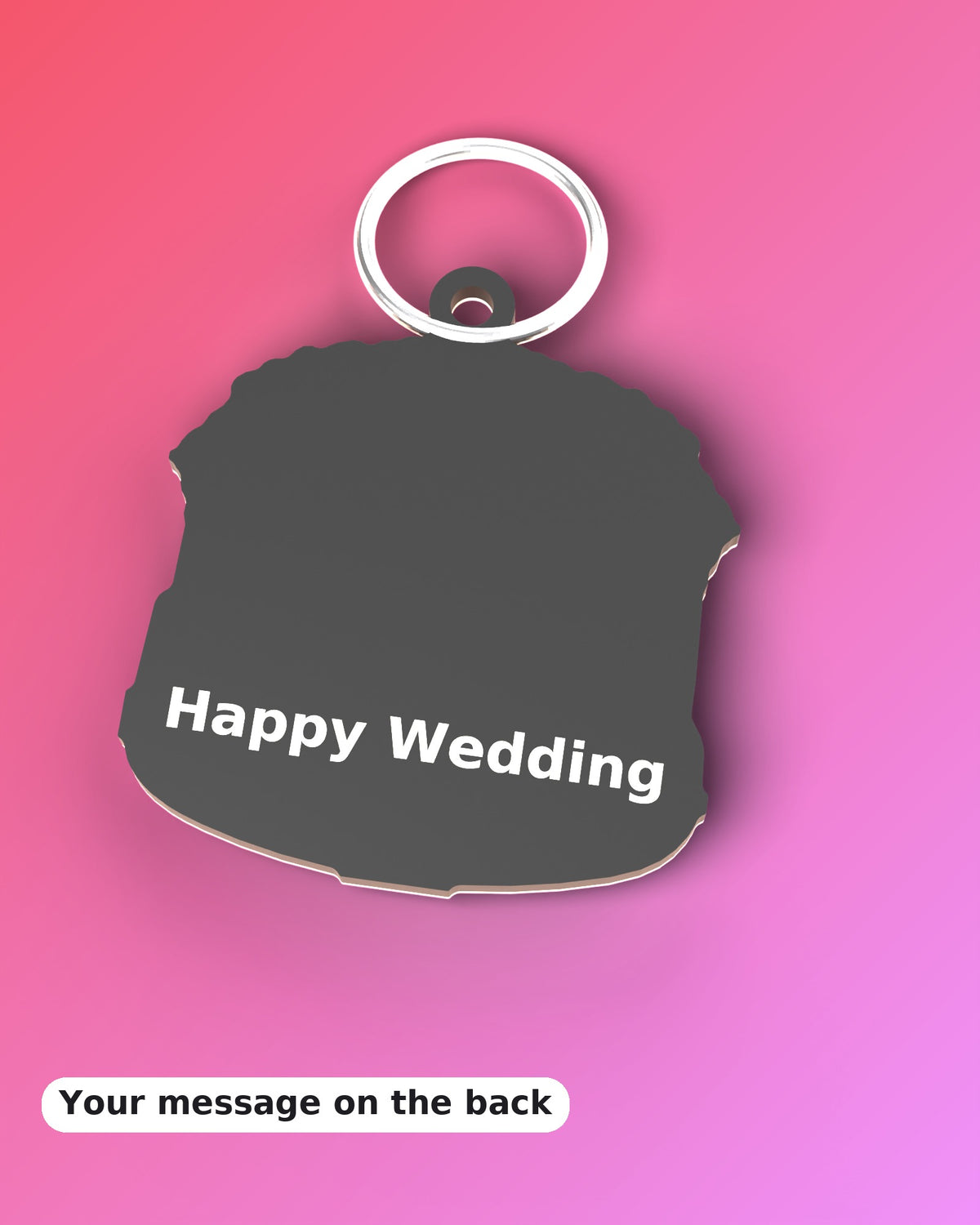 Wedding couple keychain — Kraft Lady Shop