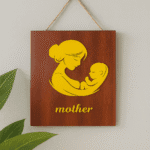 Eternal Bond Mother & Child Wooden Plaque