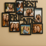 Best Friends Wooden Photo Collage Frame – Cherish Memories Together