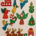 Premium 8-Piece Christmas Decoration Set – Handcrafted Festive Tree Decorations