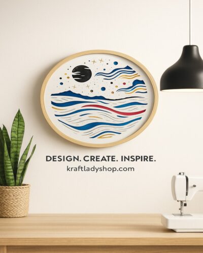 Lunar Waves Wall Art