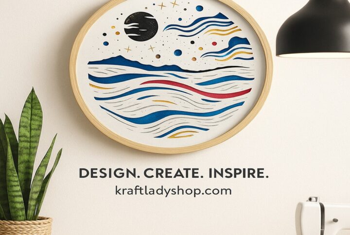 Lunar Waves Wall Art