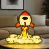 Rocket Launch LED Lamp for Kids