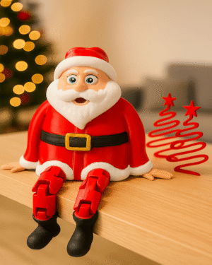 Sitting Santa Home Figurine