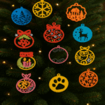 Christmas Tree Hanging Ornaments – Set of 12