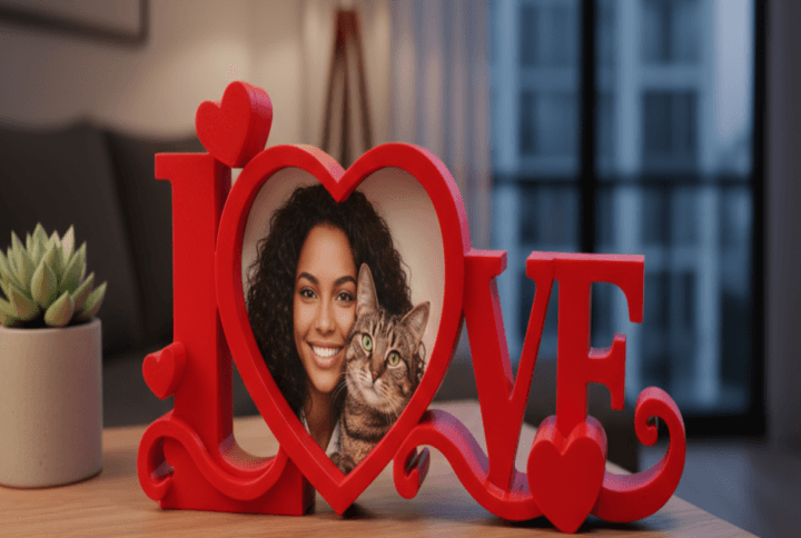 Love 3d Photo Frame