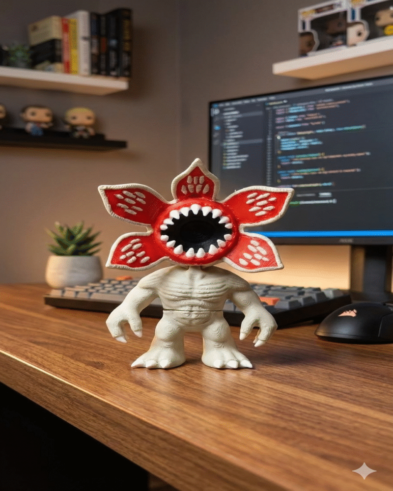 [Fan-Made] Demogorgon Miniature Figure – Unofficial Art