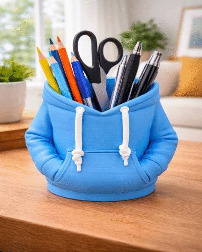 The Hoodie Helper: Cozy Desk Organizer