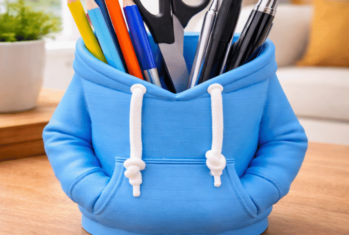 The Hoodie Helper: Cozy Desk Organizer