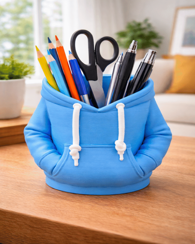 The Hoodie Helper: Cozy Desk Organizer
