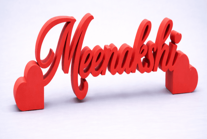 The Signature Series: Custom 3D Name Signs