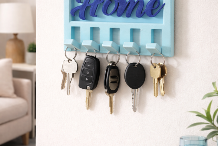 Home Key Holder Wall Organizer