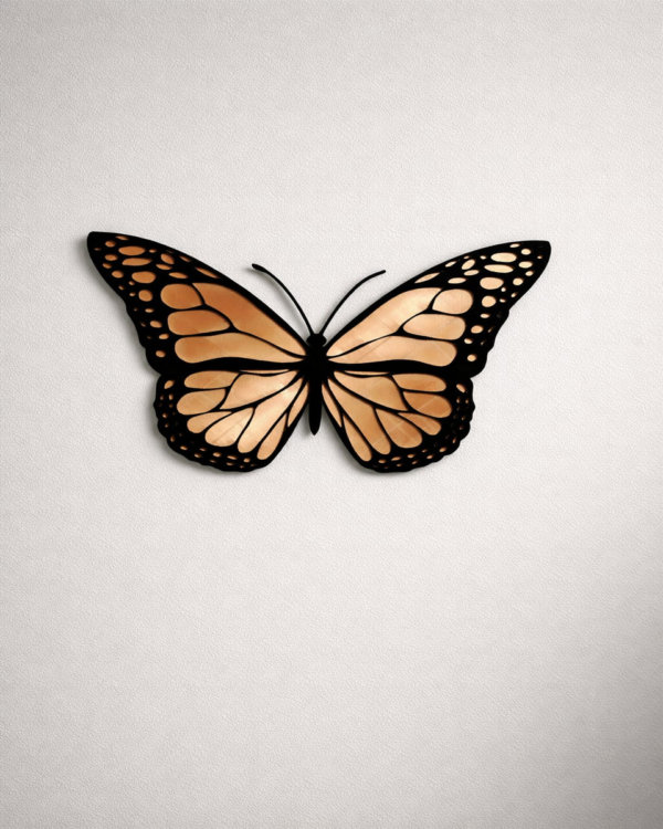 Monarch Butterfly Wall Art – Elegant Bedroom Decor